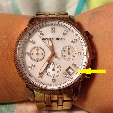 how to spot a fake michael kors darci blush watch|michael kors watch look alike.